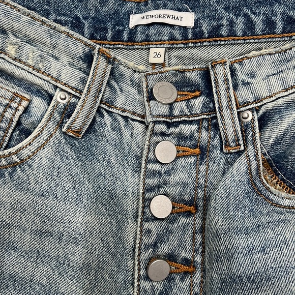 WeWoreWhat Danielle Light Vintage Ankle Jean Sz 26 - Picture 3 of 5
